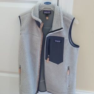 Patagonia Retro-X grey fleece vest